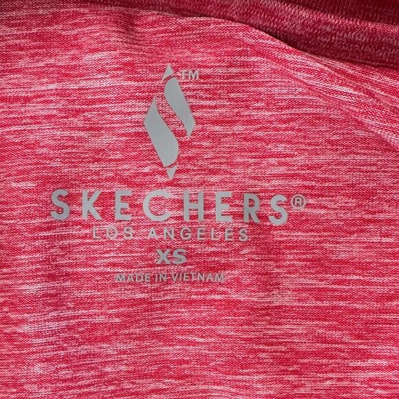 NWT Skechers Activewear Tee Shirt Top Go Walk Go Dry Swift Tunic Red Pink XS - Picture 8 of 15